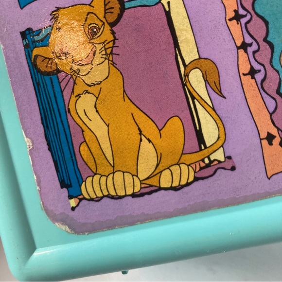 Disney The Lion King Vintage Pencil Box Case Impact International 90s - Picture 11 of 12